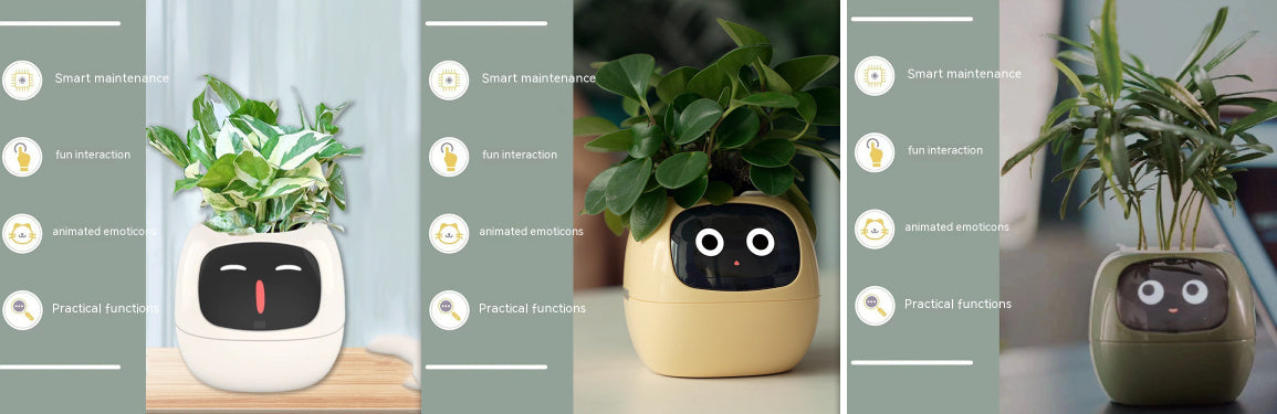 Smart Plant Buddy with Endless Expressions and AI-Powered Care