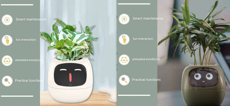 Smart Plant Buddy with Endless Expressions and AI-Powered Care