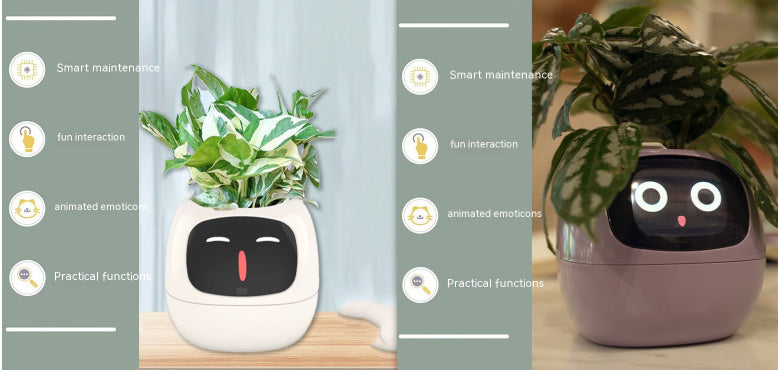 Smart Plant Buddy with Endless Expressions and AI-Powered Care