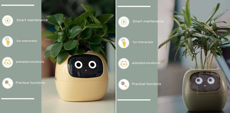 Smart Plant Buddy with Endless Expressions and AI-Powered Care