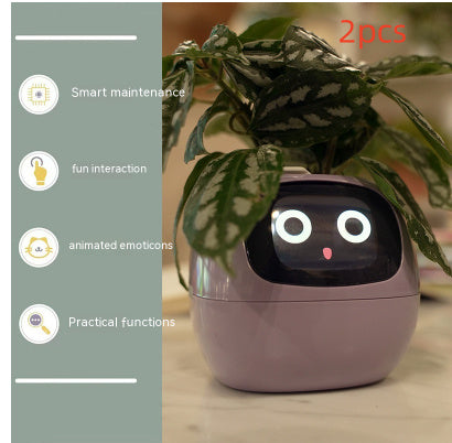 Smart Plant Buddy with Endless Expressions and AI-Powered Care