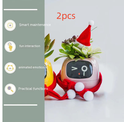 Smart Plant Buddy with Endless Expressions and AI-Powered Care