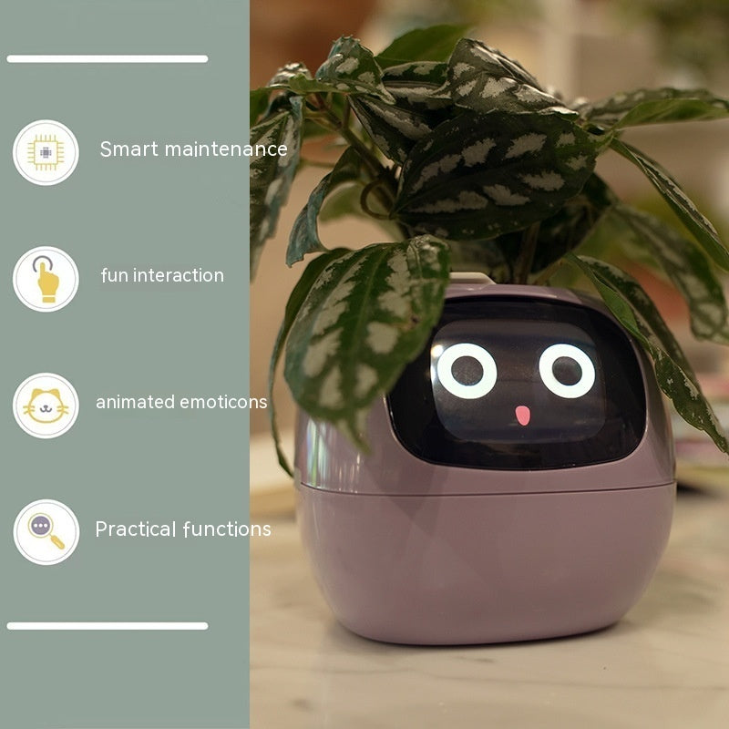 Smart Plant Buddy with Endless Expressions and AI-Powered Care