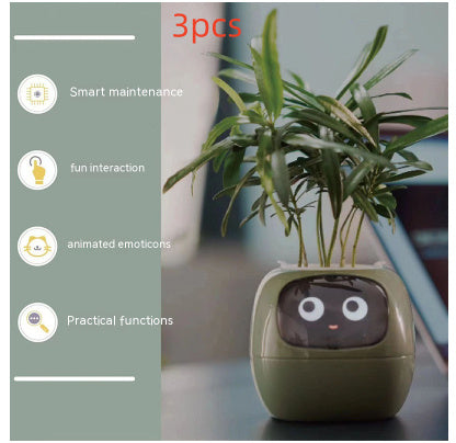 Smart Plant Buddy with Endless Expressions and AI-Powered Care