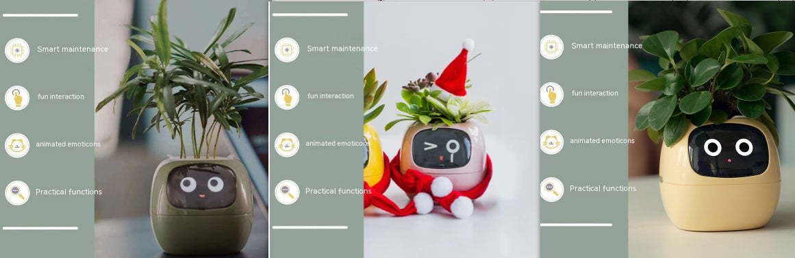 Smart Plant Buddy with Endless Expressions and AI-Powered Care