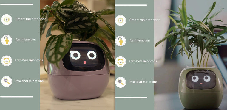 Smart Plant Buddy with Endless Expressions and AI-Powered Care