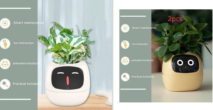 Smart Plant Buddy with Endless Expressions and AI-Powered Care