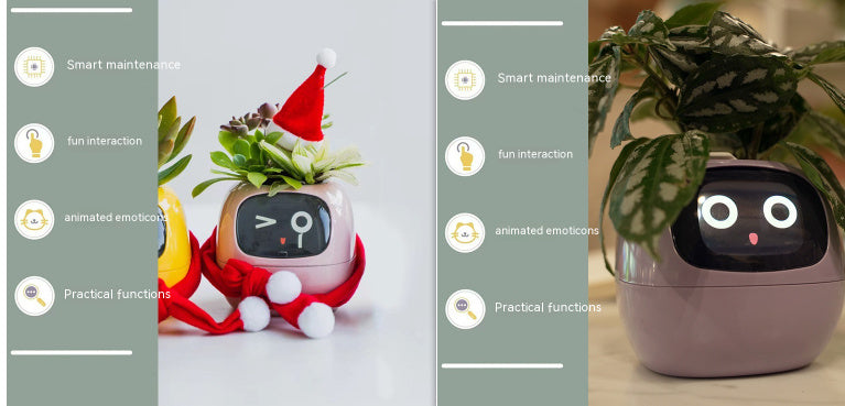 Smart Plant Buddy with Endless Expressions and AI-Powered Care