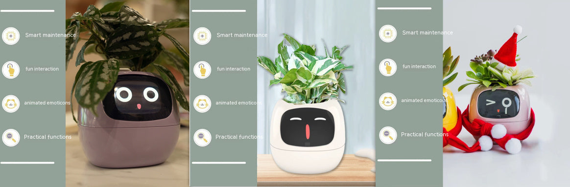 Smart Plant Buddy with Endless Expressions and AI-Powered Care