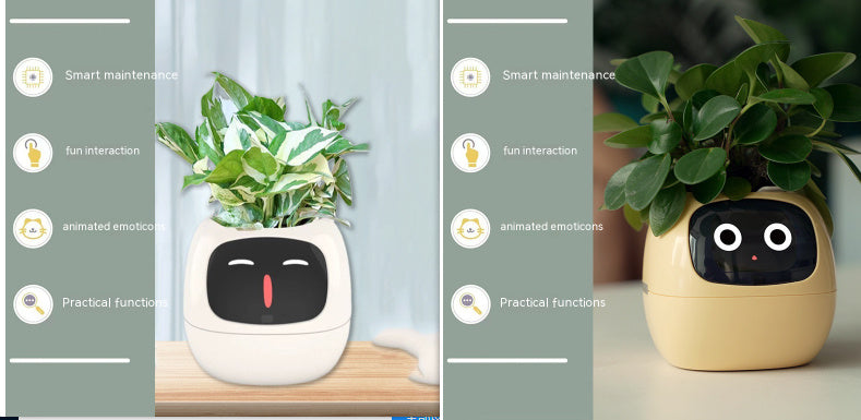 Smart Plant Buddy with Endless Expressions and AI-Powered Care