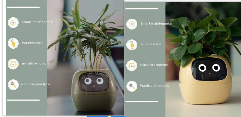 Smart Plant Buddy with Endless Expressions and AI-Powered Care