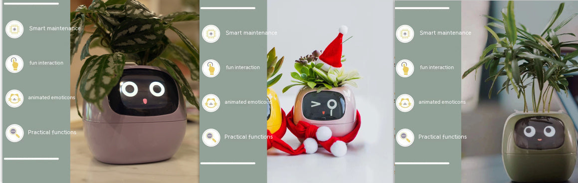 Smart Plant Buddy with Endless Expressions and AI-Powered Care