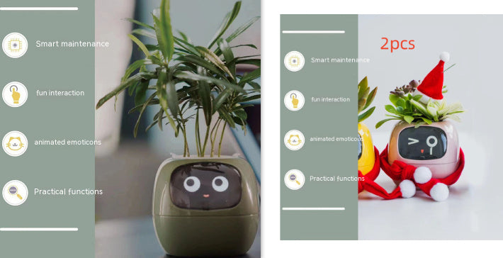 Smart Plant Buddy with Endless Expressions and AI-Powered Care