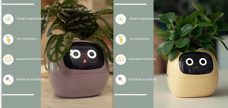 Smart Plant Buddy with Endless Expressions and AI-Powered Care