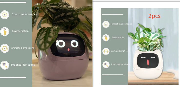 Smart Plant Buddy with Endless Expressions and AI-Powered Care