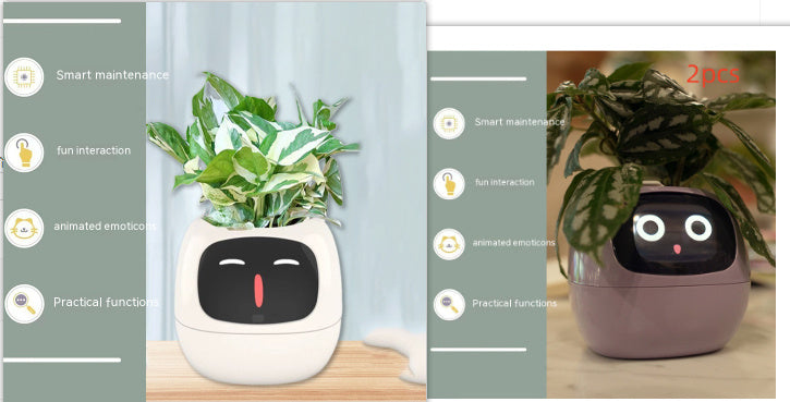 Smart Plant Buddy with Endless Expressions and AI-Powered Care