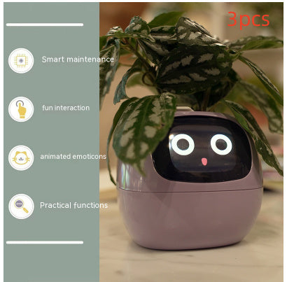 Smart Plant Buddy with Endless Expressions and AI-Powered Care