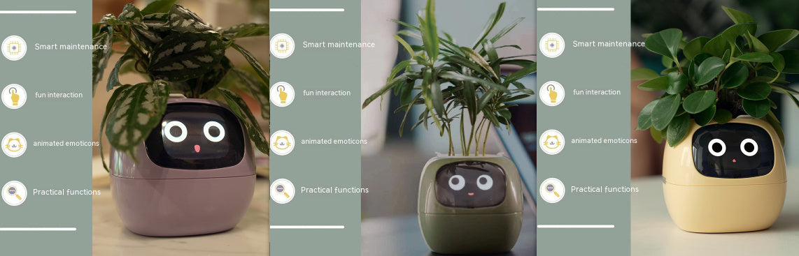 Smart Plant Buddy with Endless Expressions and AI-Powered Care