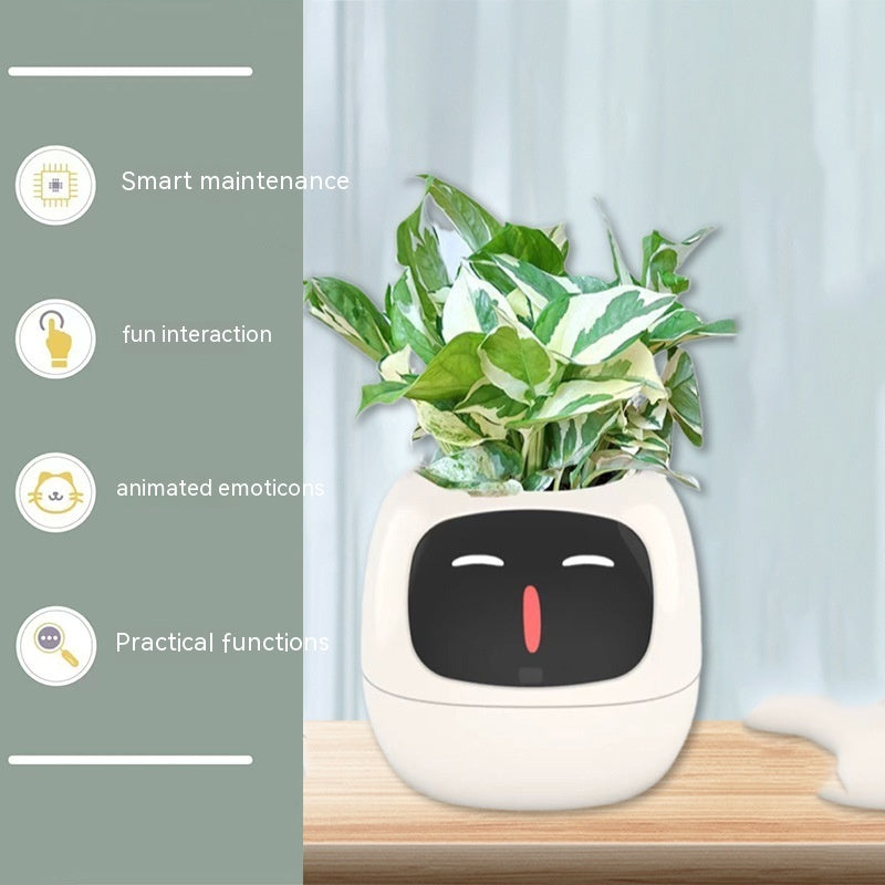 Smart Plant Buddy with Endless Expressions and AI-Powered Care