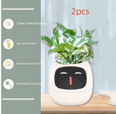 Smart Plant Buddy with Endless Expressions and AI-Powered Care