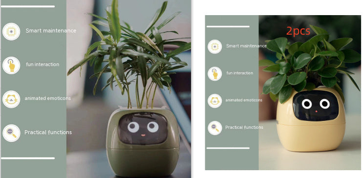 Smart Plant Buddy with Endless Expressions and AI-Powered Care