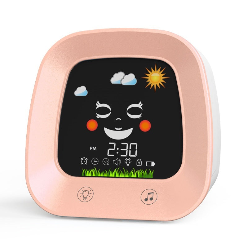 Glow-in-the-Dark Kids Alarm Clock with Music & Snooze