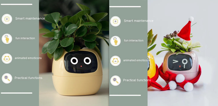 Smart Plant Buddy with Endless Expressions and AI-Powered Care