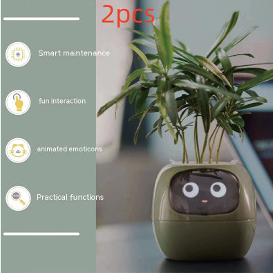 Smart Plant Buddy with Endless Expressions and AI-Powered Care