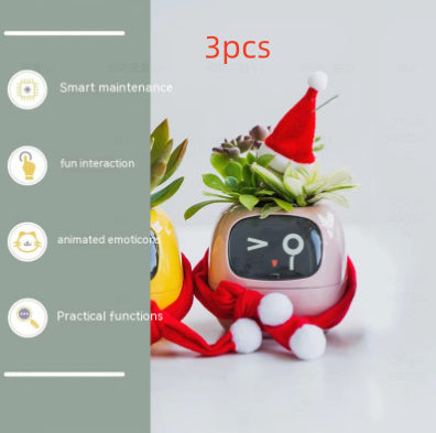 Smart Plant Buddy with Endless Expressions and AI-Powered Care