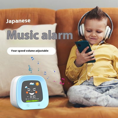 Glow-in-the-Dark Kids Alarm Clock with Music & Snooze