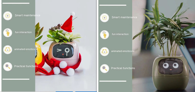 Smart Plant Buddy with Endless Expressions and AI-Powered Care