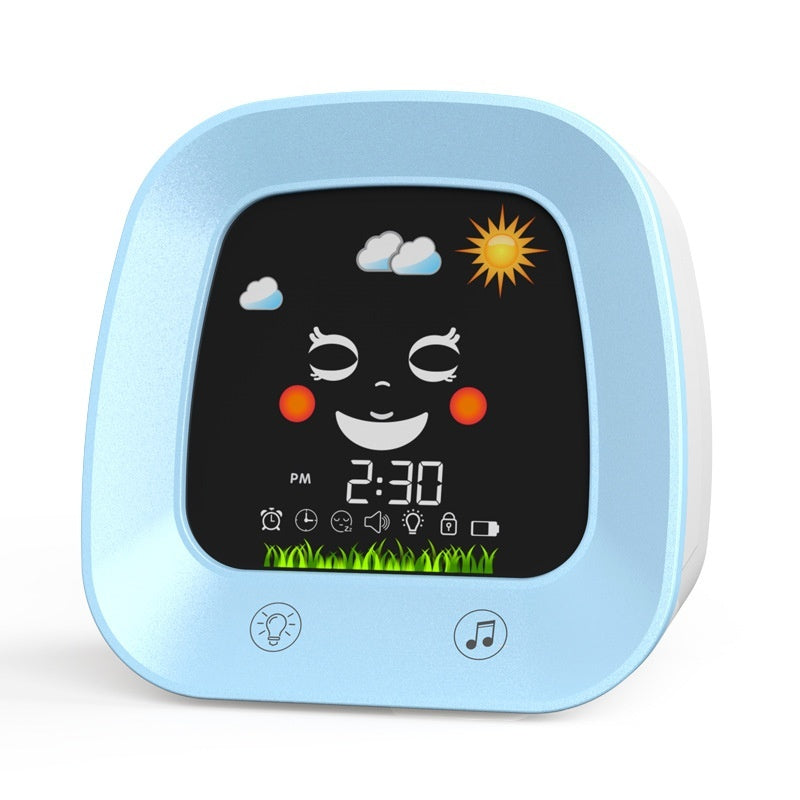 Glow-in-the-Dark Kids Alarm Clock with Music & Snooze