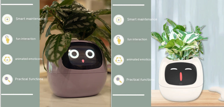 Smart Plant Buddy with Endless Expressions and AI-Powered Care