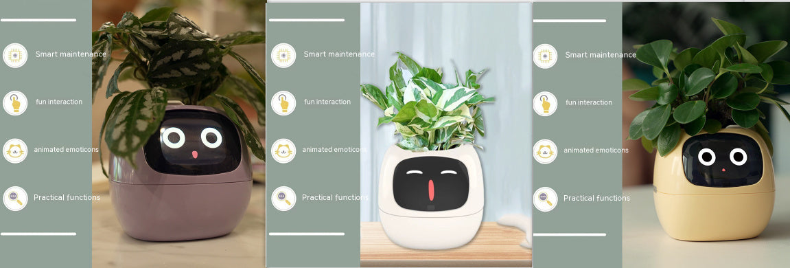 Smart Plant Buddy with Endless Expressions and AI-Powered Care