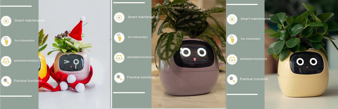 Smart Plant Buddy with Endless Expressions and AI-Powered Care