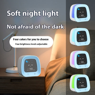 Glow-in-the-Dark Kids Alarm Clock with Music & Snooze